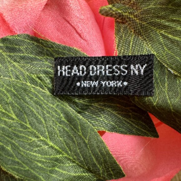 KENTUCKY Derby Fascinator/Women/Coral/Head Dress NYC - Picture 3 of 3